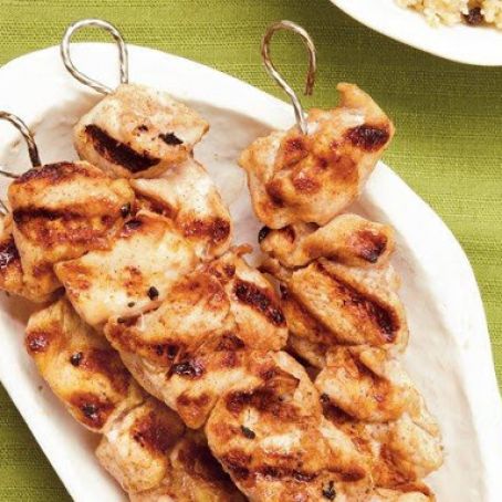 Moroccan Chicken Kabobs