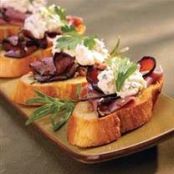 Beef and Blue Cheese Crostini