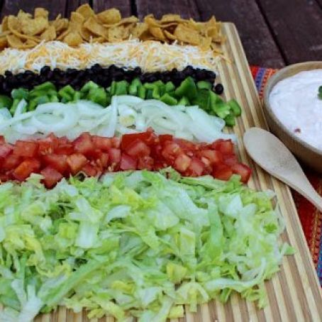 Seven Layer Southwestern Salad