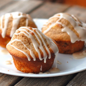 Vanilla Glazed Apple Cinnamon Muffins