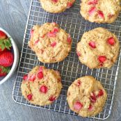 Whole Wheat Strawberry Muffins