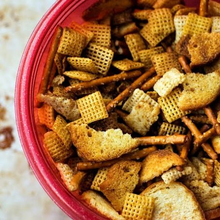 Chex Mix, Oven Baked