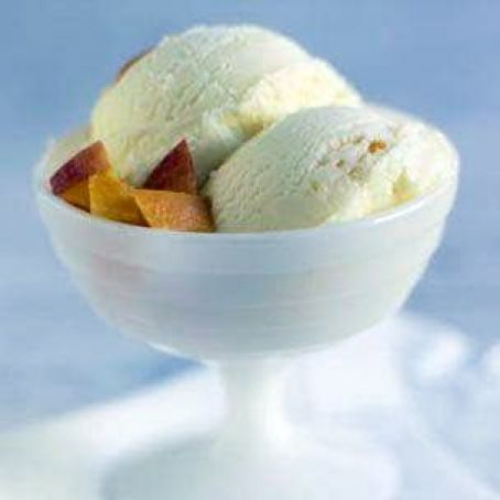 Fresh Peach Ice Cream