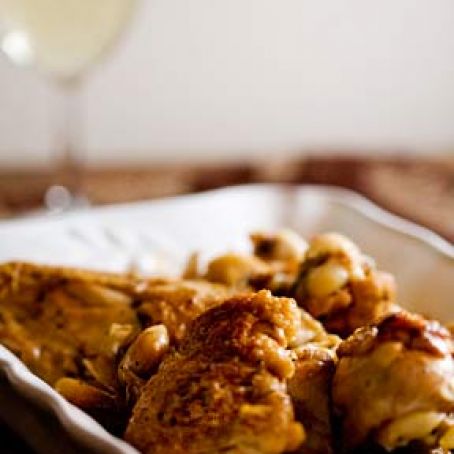 Garlic Chicken with White Wine Sauce Recipe