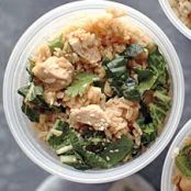 BROWN RICE, CHICKEN, and CILANTRO SALAD
