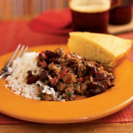 Andouille and Red Beans with Rice