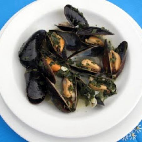 Mussels in Herb Butter
