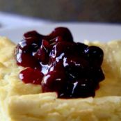 Baked Blintzes with Fresh Blueberry Sauce Ina