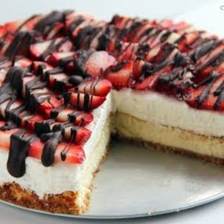 Chocolate Covered Strawberry Cheesecake