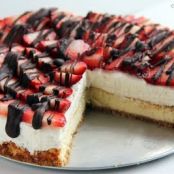 Chocolate Covered Strawberry Cheesecake
