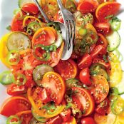 Sesame, Tomato and Cucumber Salad
