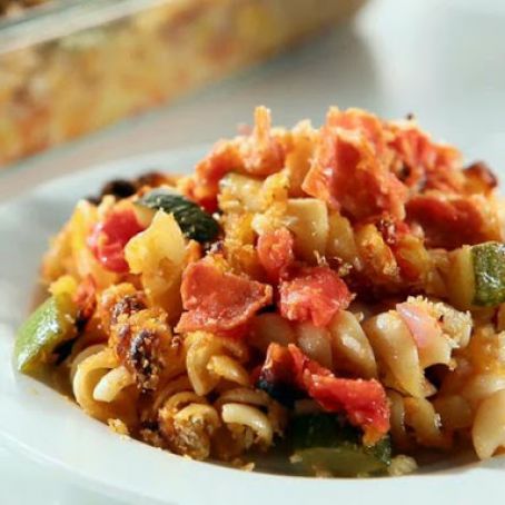 Pepperoni and Cheese Casserole