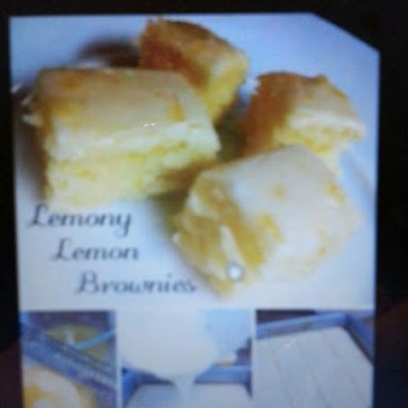 Lemony Lemon Brownies