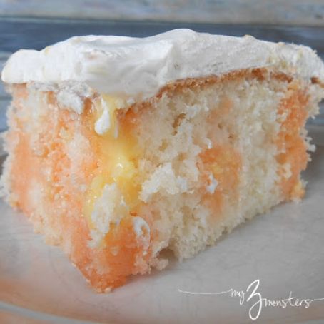 Orange Jello Poke Cake