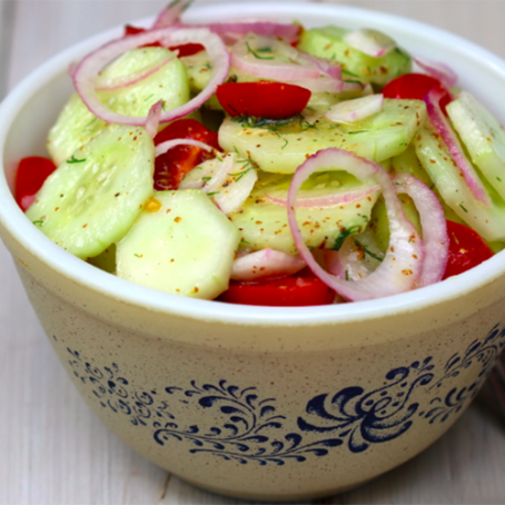 Classic Cucumber & Tomato Salad
