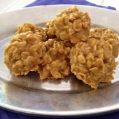 Peanut Butter No Cook Drop Cookies