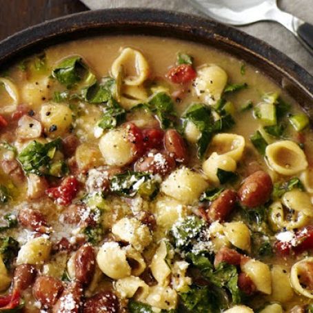 Cranberry Bean Pasta Fagioli (Food Network)