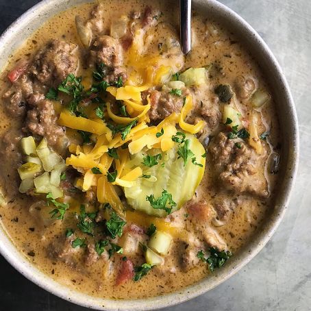 Cheeseburger Soup