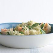 LEMONY RISOTTO WITH ASPARAGUS AND SHRIMP