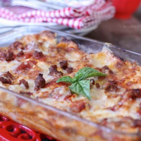 LASAGNA WITH HOMEMADE GRAIN-FREE NOODLES