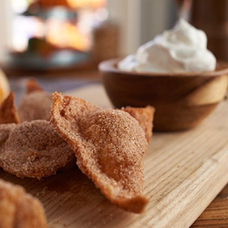 DEEP FRIED PUMPKIN PIE RAVIOLI