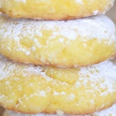 Buttery Lemon Gooey Cookies