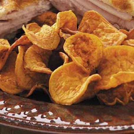 Spicy Sweet Potato Chips Recipe