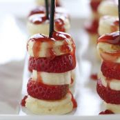 Strawberry Banana Pancake Kebabs