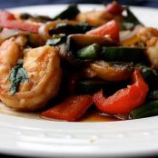 Spicy Thai Basil Shrimp