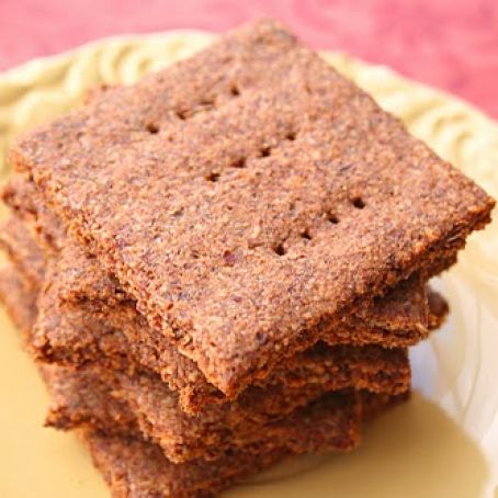 Homemade Graham Crackers- gluten free, low carb