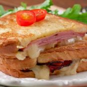 Ham and Cheese Oven French Toast