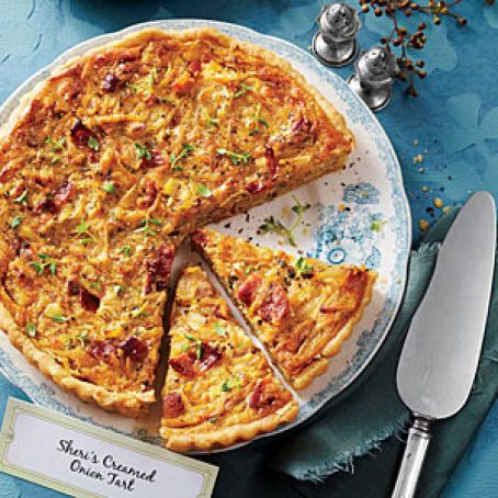 Creamed Onion Tart