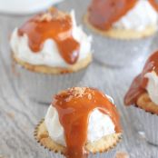 Caramel Cupcakes with Homemade Yellow Butter Cake