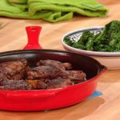 Red Wine Roast Chicken Thighs on Bread