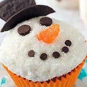 SNOWMEN CUPCAKES