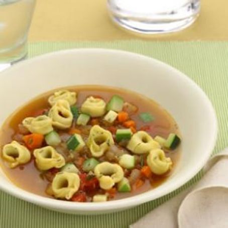Tortellini & Zucchini Soup - Eating Well