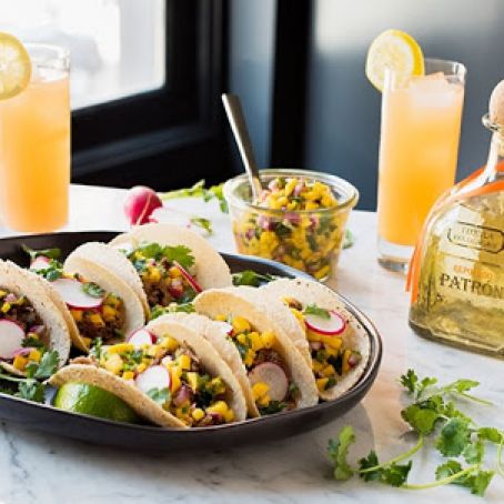 Pork Carnitas w/Tequila-Mango Salsa