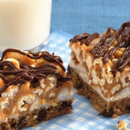 Chocolate Chip-Popcorn Bars