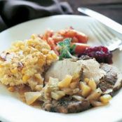 Braised Pork Roast with Apple Brandy Sauce