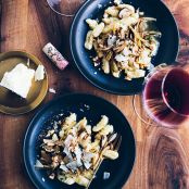 Potato Gnocchi with Wild Mushroom Ragù and Hazelnuts