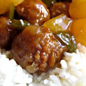 Slow Cooker Hawaiin Meatballs