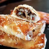 Baked Vegetable Spring Rolls