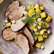 Jerk Pork Tenderloin with Pineapple Salsa