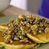 Whole-Wheat Pancakes with Nutty Topping