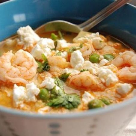 Peruvian Shrimp Chowder