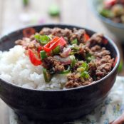 Ground Beef Rice Bowl
