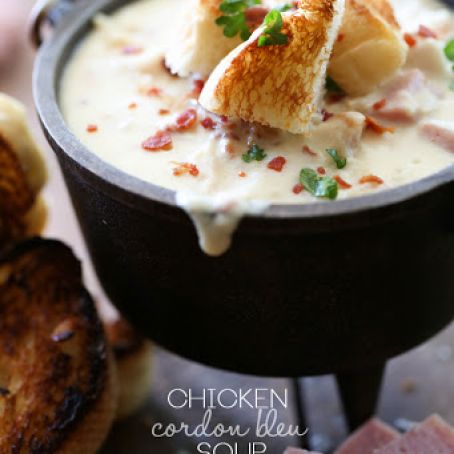 Chicken Cordon Bleu Soup