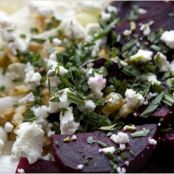 BEET & ENDIVE SALAD w/WALNUTS