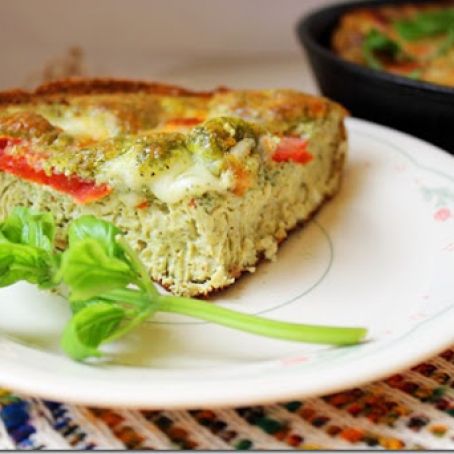 Pesto and Tomato Frittata