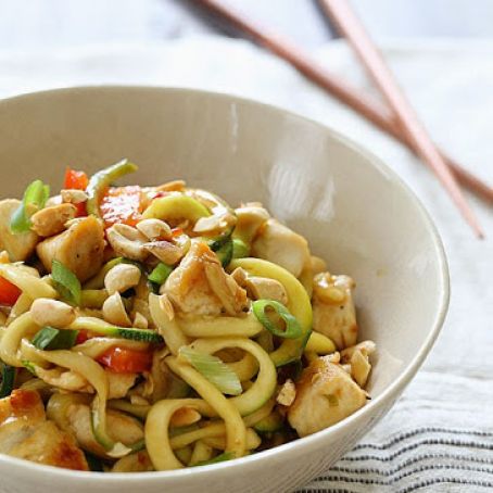 Chicken Kung Pao Zoodles